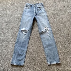 Agolde 90’s pinch waist jeans Sz 23